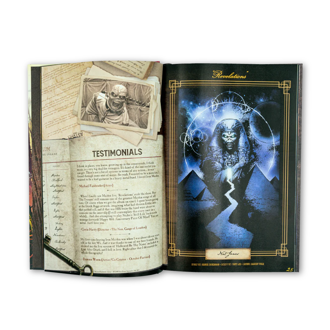 Iron Maiden: Piece Of Mind - "The Trooper" Edition Hardcover (Limited to 200) - Image 2
