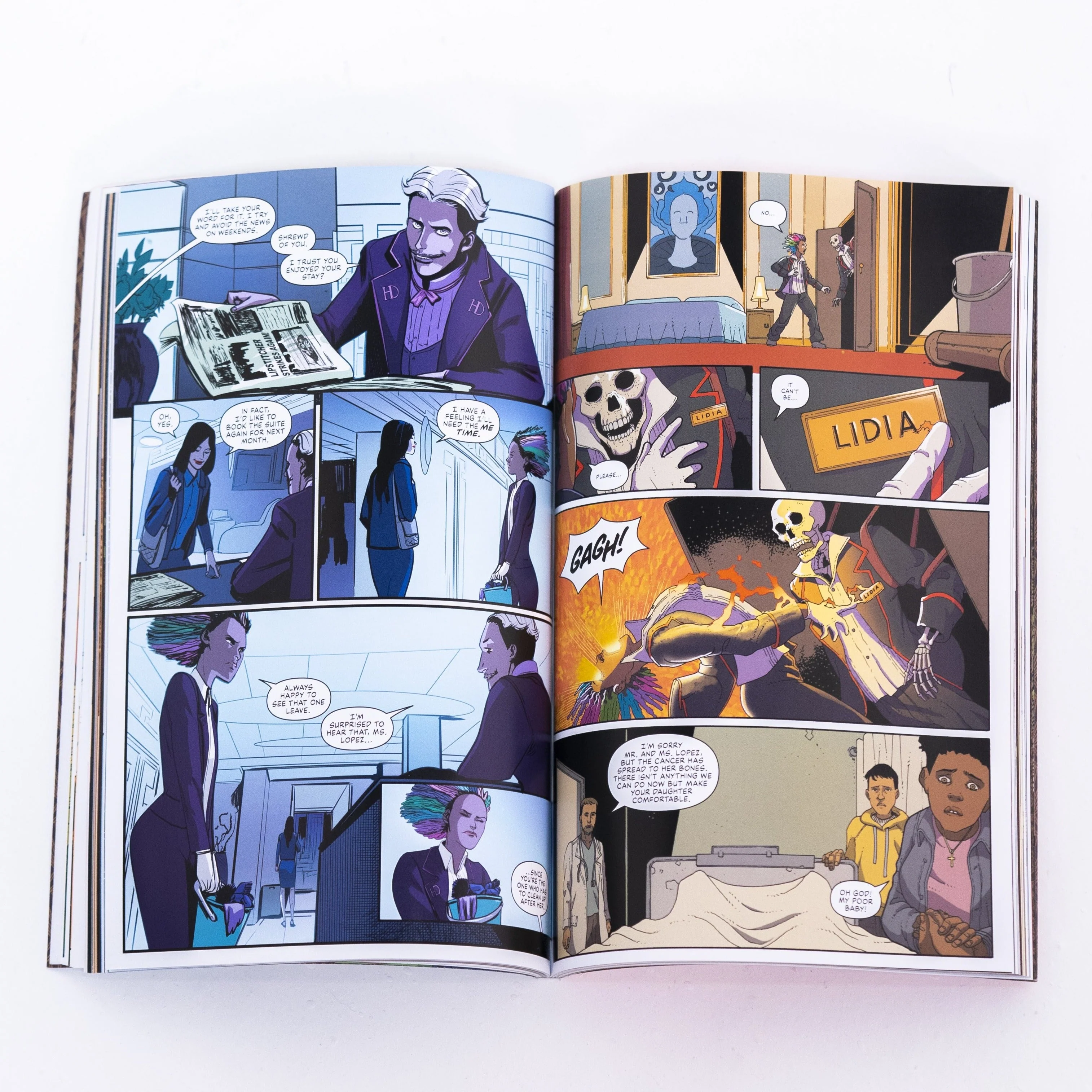 Machine Gun Kelly's Hotel Diablo Graphic Novel - SIGNED Super Deluxe Bundle - Image 2