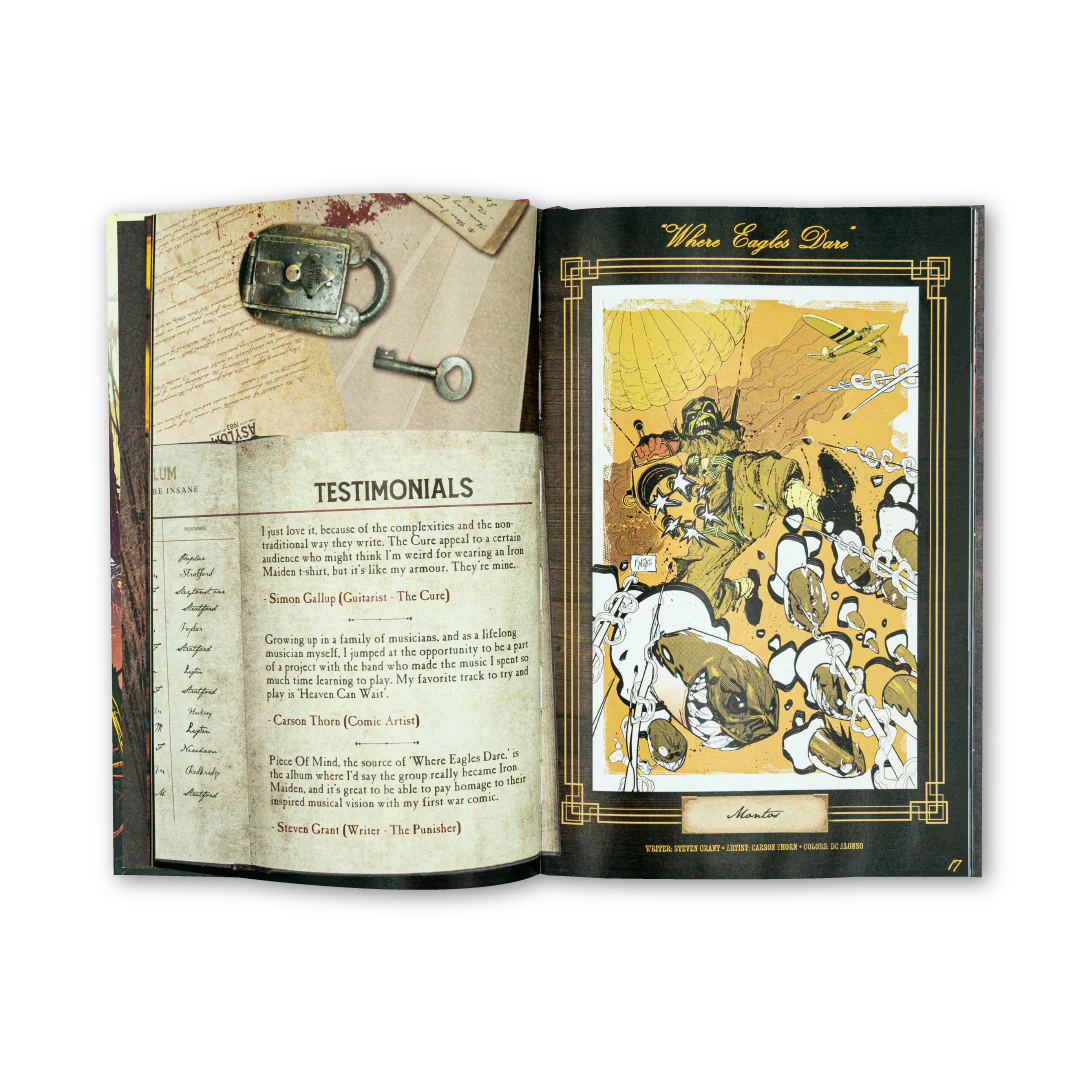 SIGNED Iron Maiden: Piece Of Mind - Hardcover - Image 5